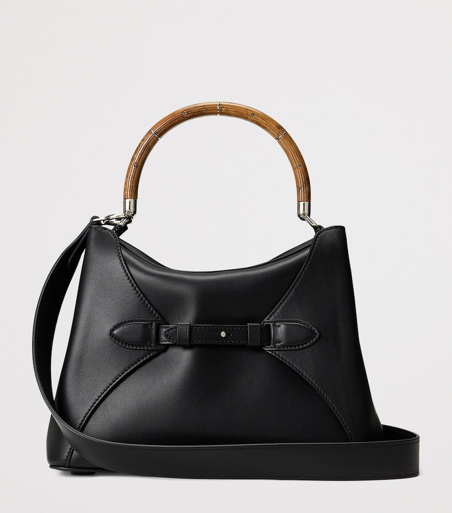 Black Calfskin The Ralph Top-Handle Bag
