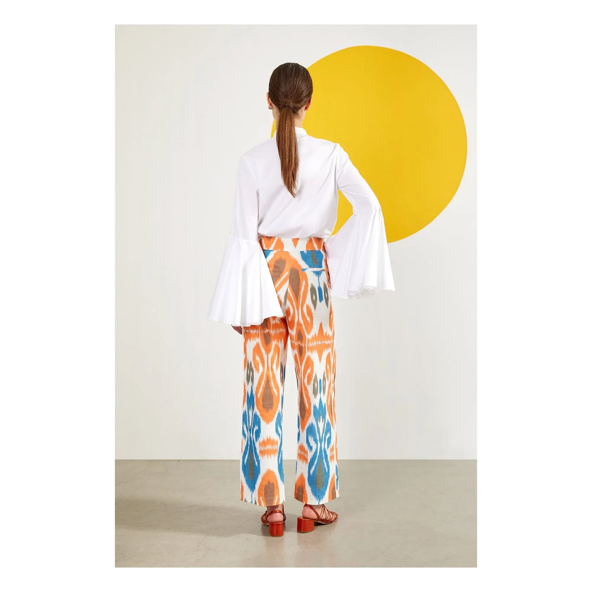 Maria de la Orden - Bellflower blouse | White