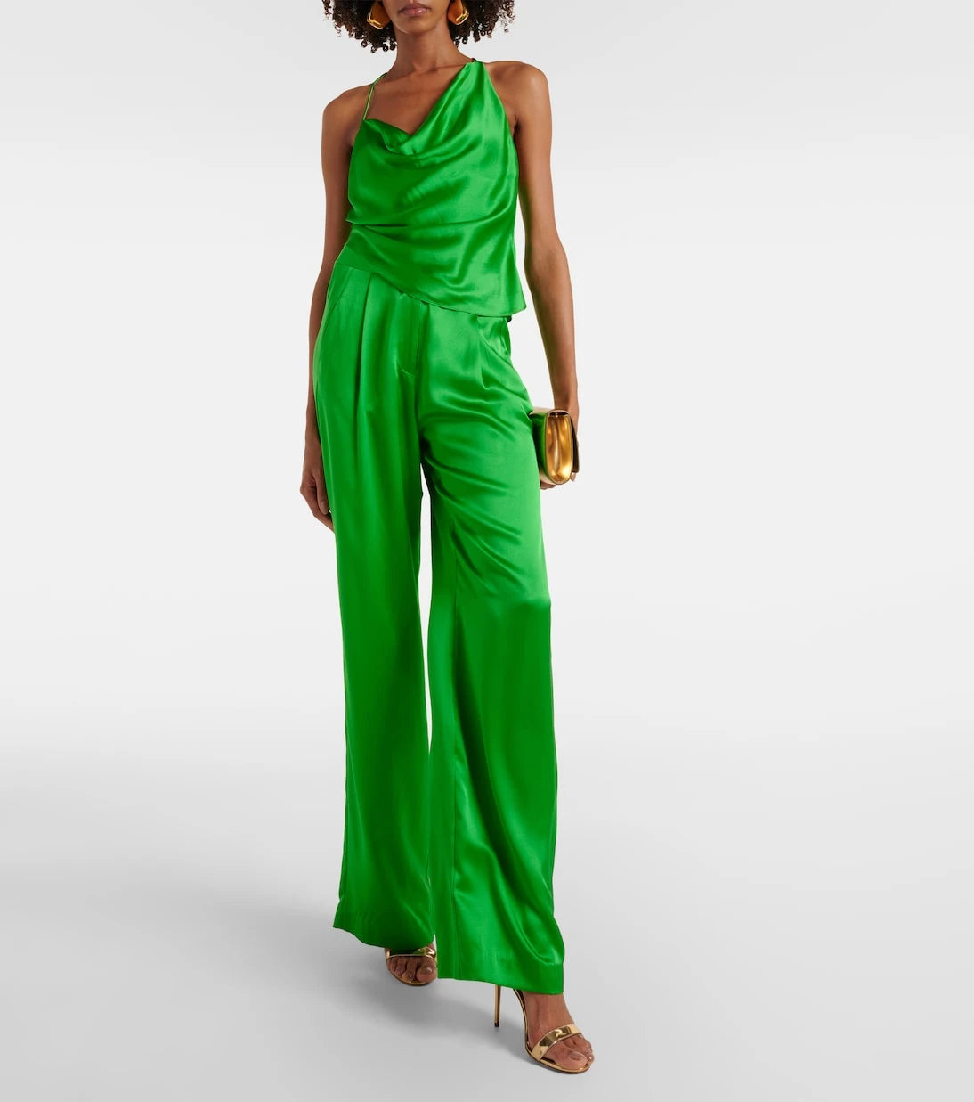 The Sei - Ruched silk top