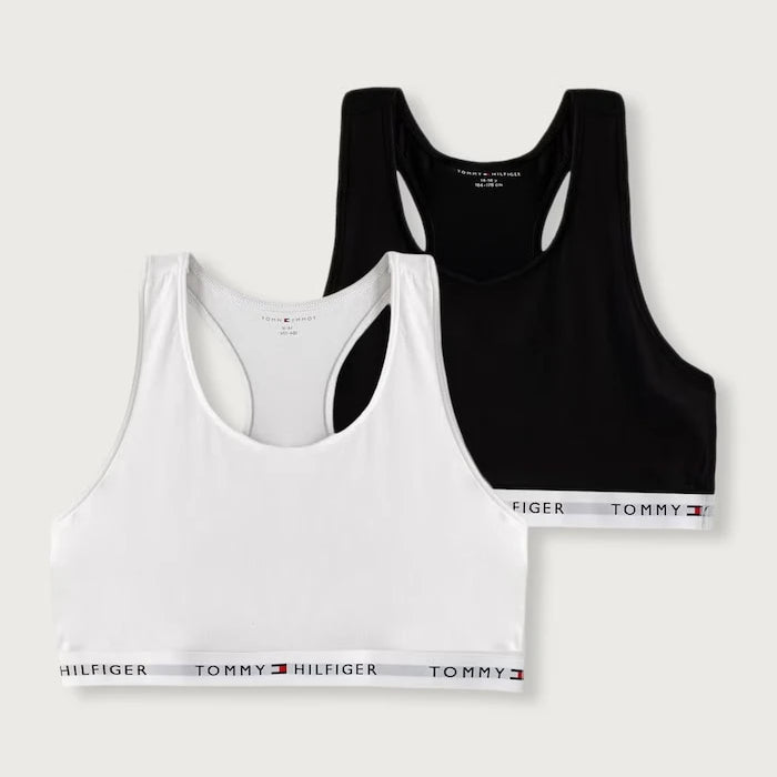 Tommy Hilfiger pamuk ve elastanlı kadın spor sütyeni