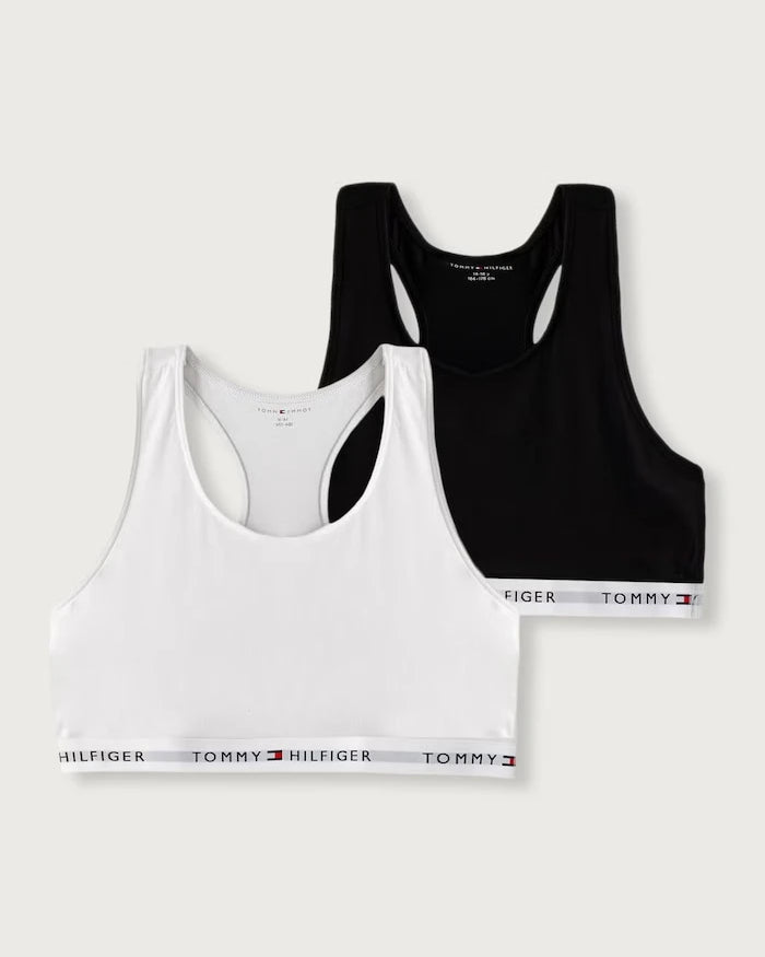 Tommy Hilfiger pamuk ve elastanlı kadın spor sütyeni
