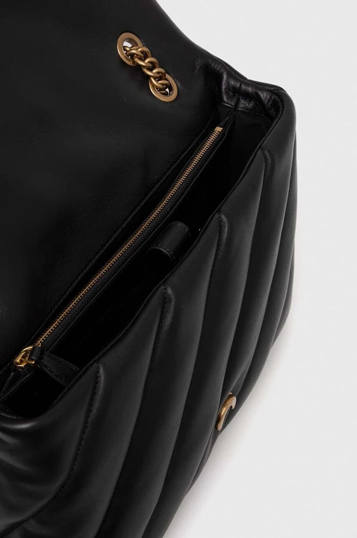 Pinko чанта crossbody дамска от кожа