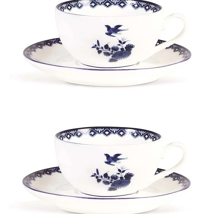 Чаша и чинийка &k amsterdam Delftware 2 броя