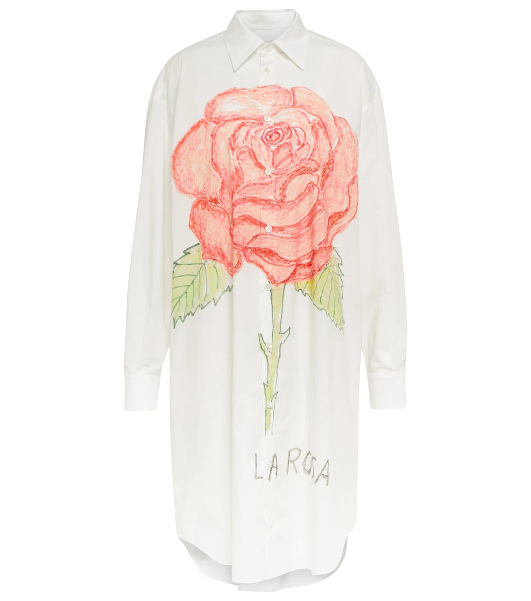 Marni - Printed cotton poplin shirt dress