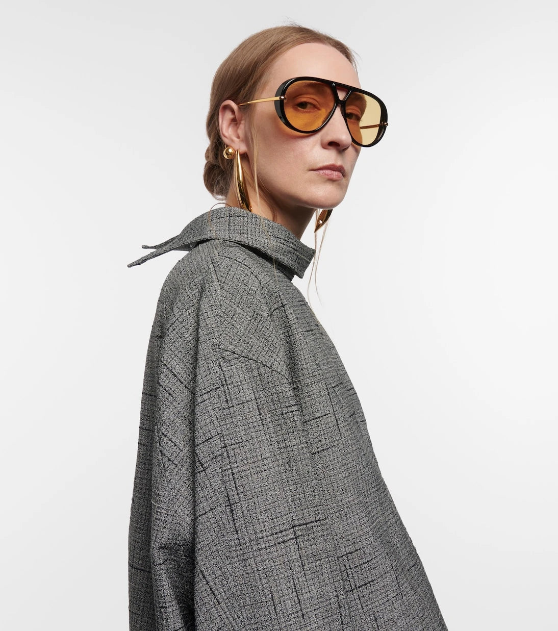 Bottega Veneta - نظارات أفياتور دروب الشمسية