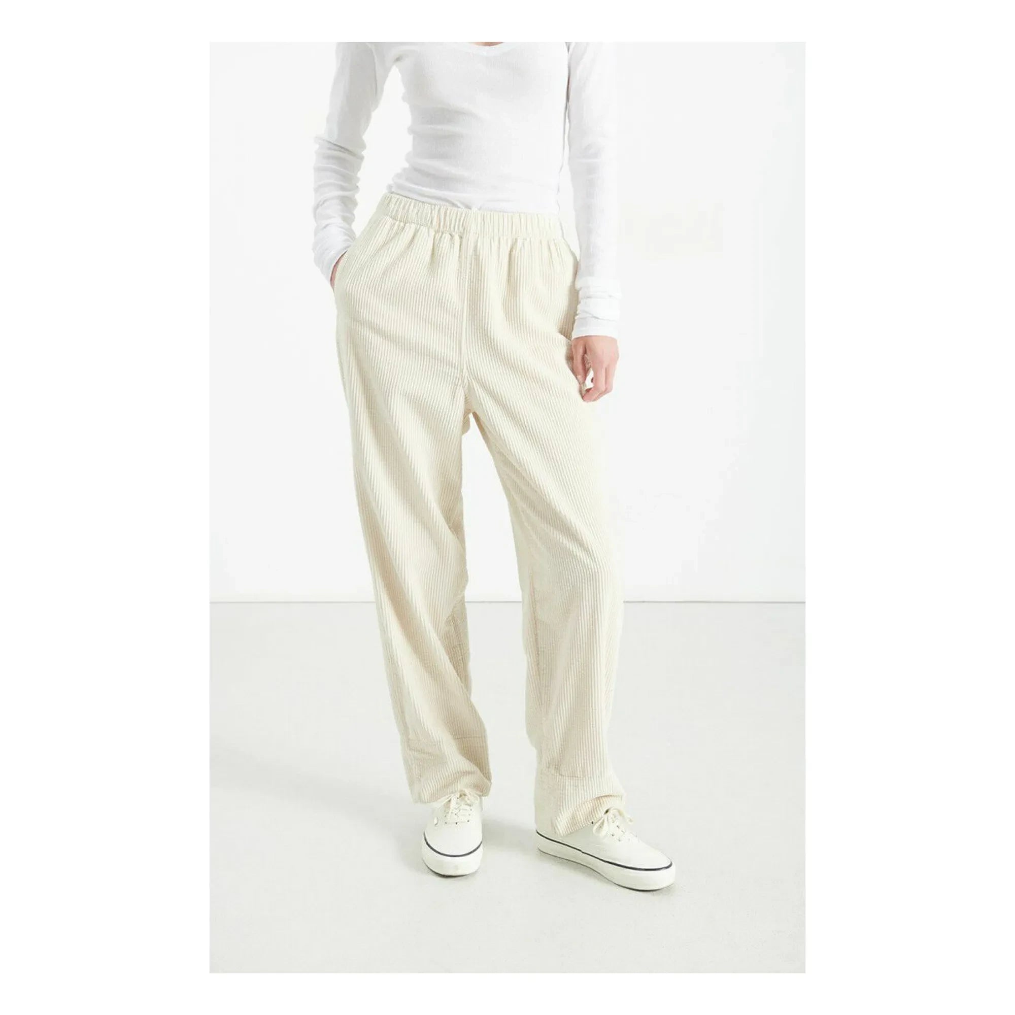 American Vintage - Padow Corduroy Pants | Ecru