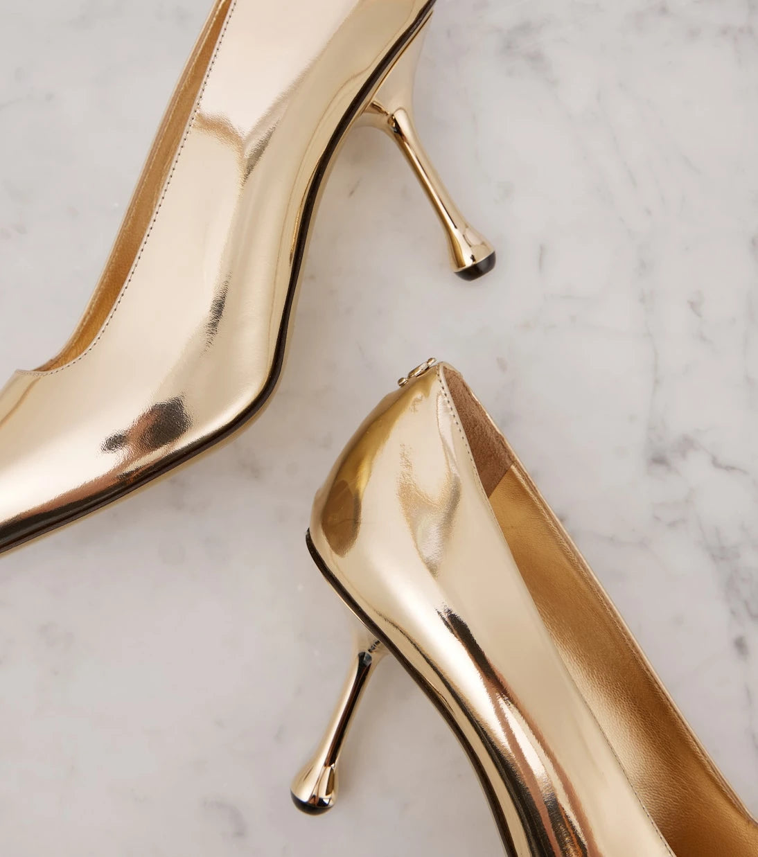 Jimmy Choo - Ixia 80 mirrored leather pumps