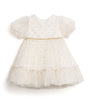 Tartine et Chocolat Grey Tulle Embellished Dress (3 Months-4 Years)