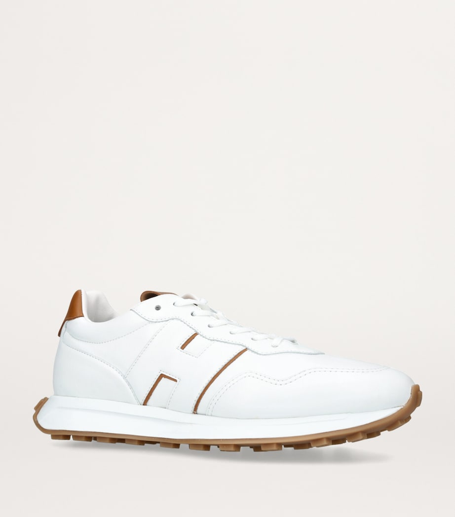 Leather H641 Allacciato Sneakers