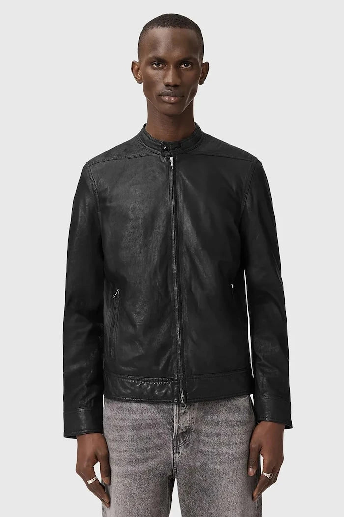 AllSaints яке мъжко кожено COLT