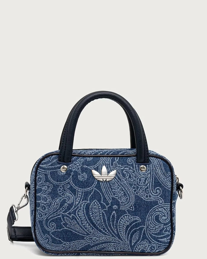 adidas Originals kadın denim crossbody çanta Liberty London Square Bag