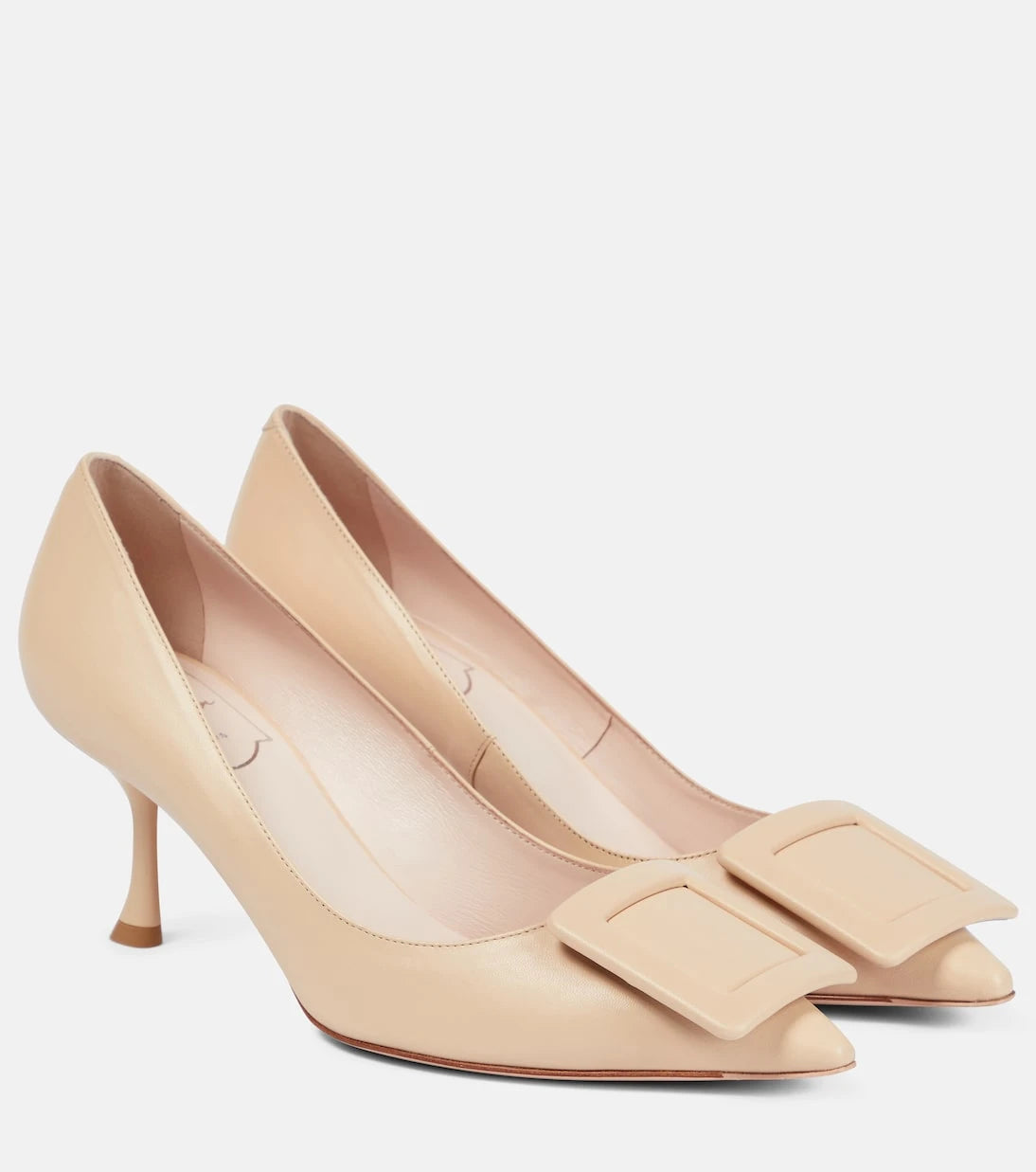 Roger Vivier - حذاء "فِيڤ إن ذي سيتي 65" بكعب عالٍ من الجلد