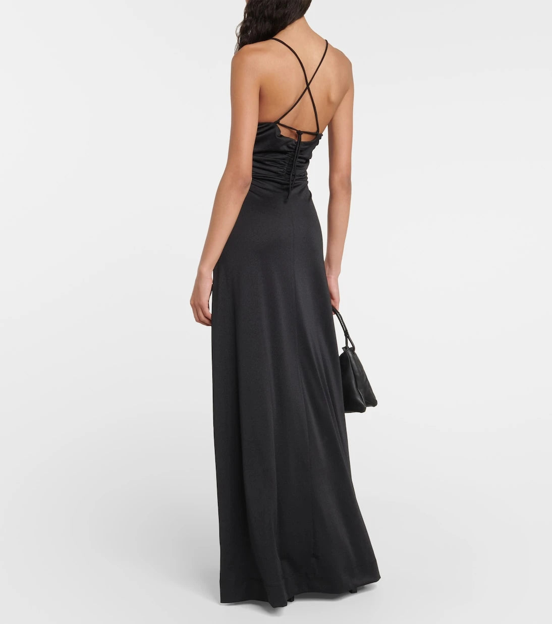 Ganni - Crêpe jersey maxi dress
