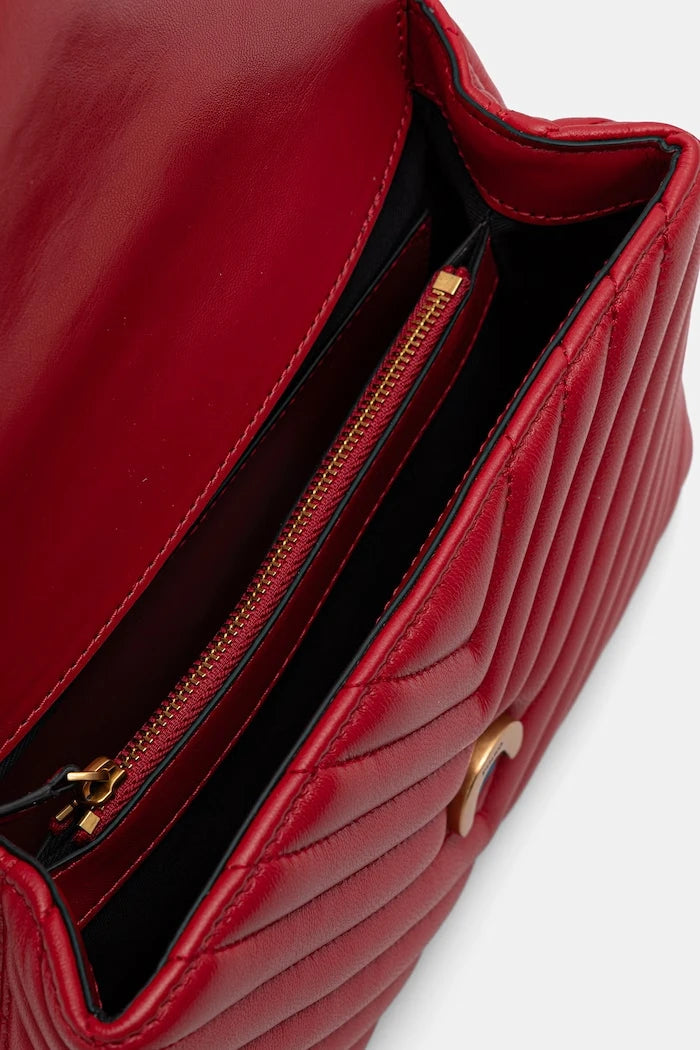 Pinko kadın deri crossbody çanta