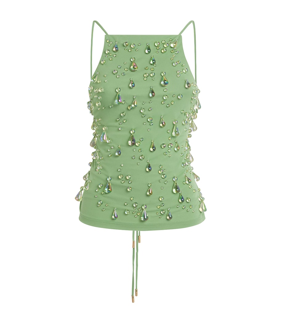 Green Embellished Lyle Top