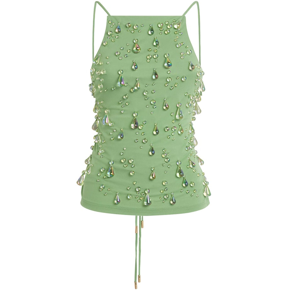 Green Embellished Lyle Top