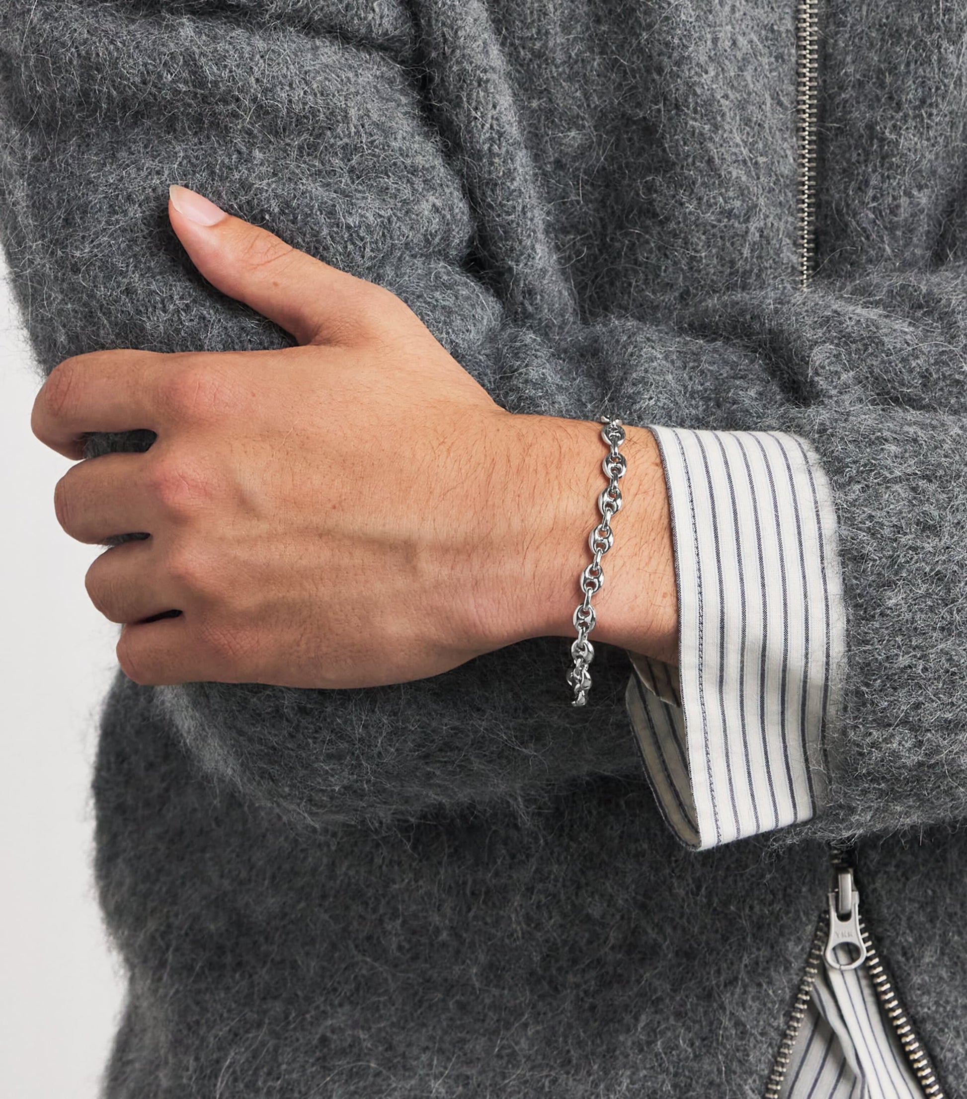 Sterling Silver Marine Link Chain Bracelet