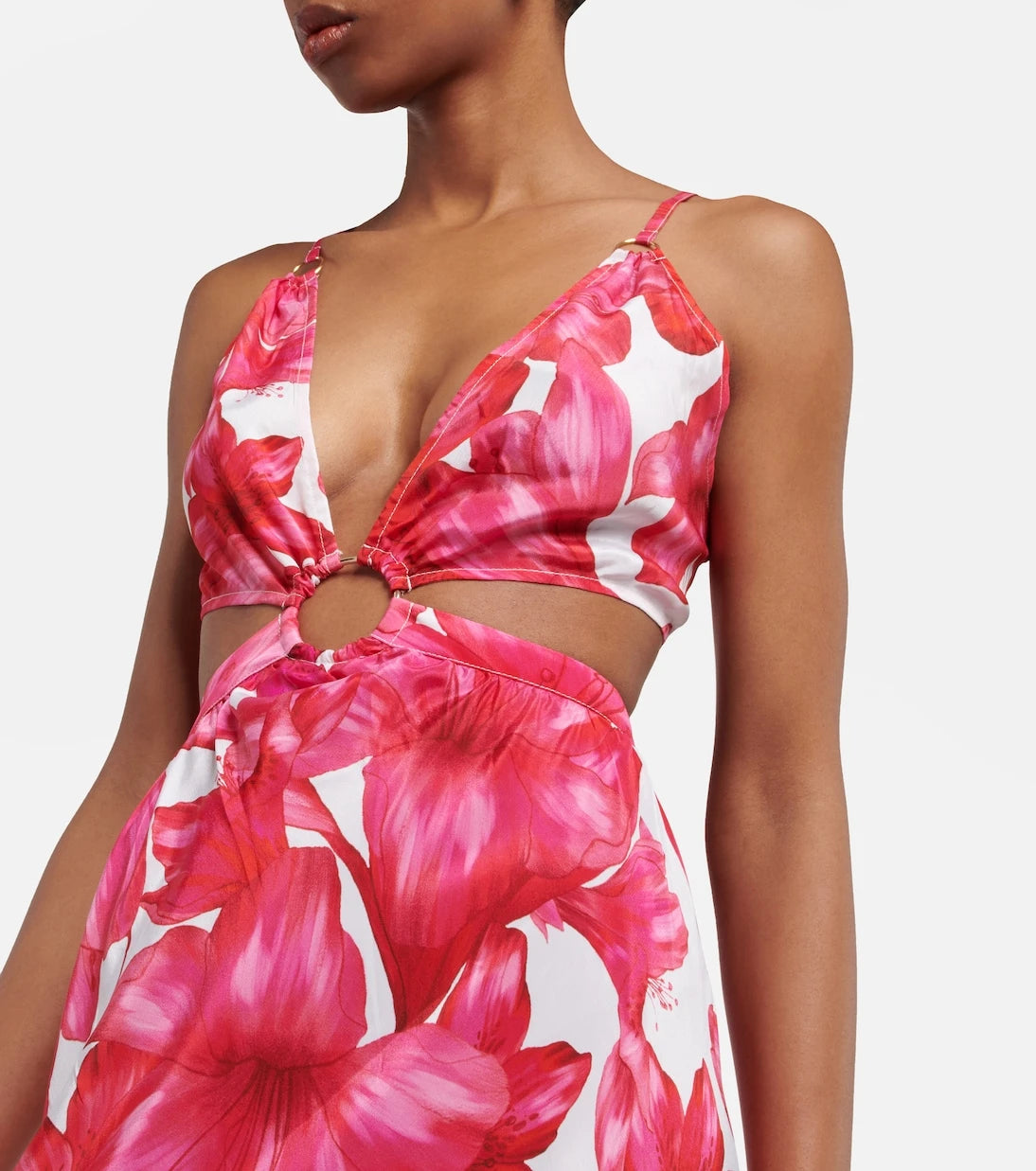 Alexandra Miro - Colette floral cutout maxi dress