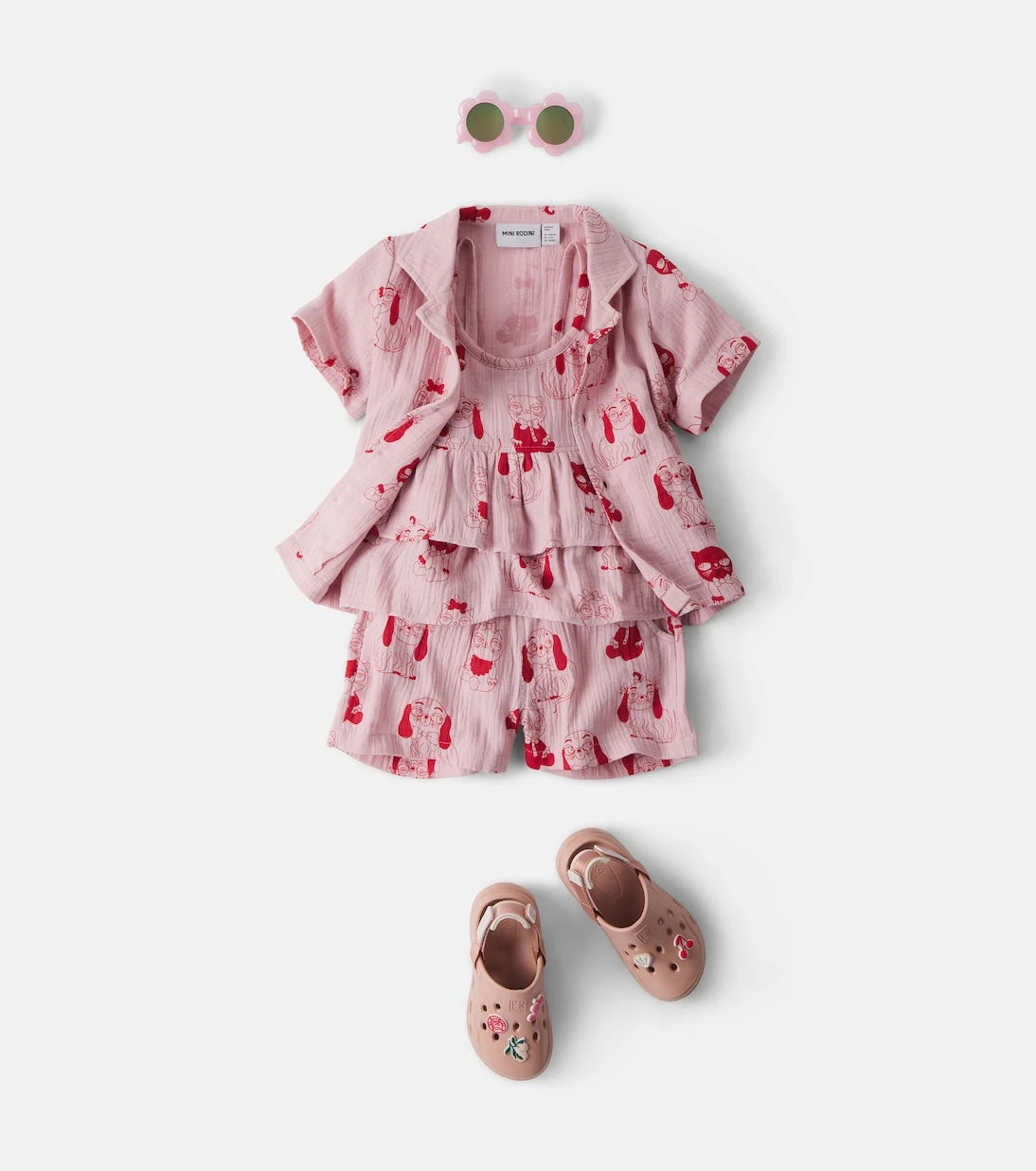 Mini Rodini - Mini Babies cotton shorts