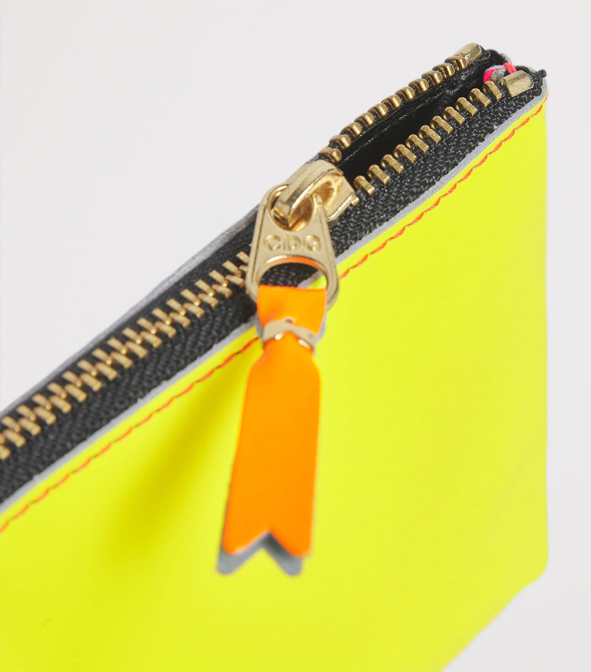 Comme Des Garçons Wallet Small Leather Super Fluo Wallet