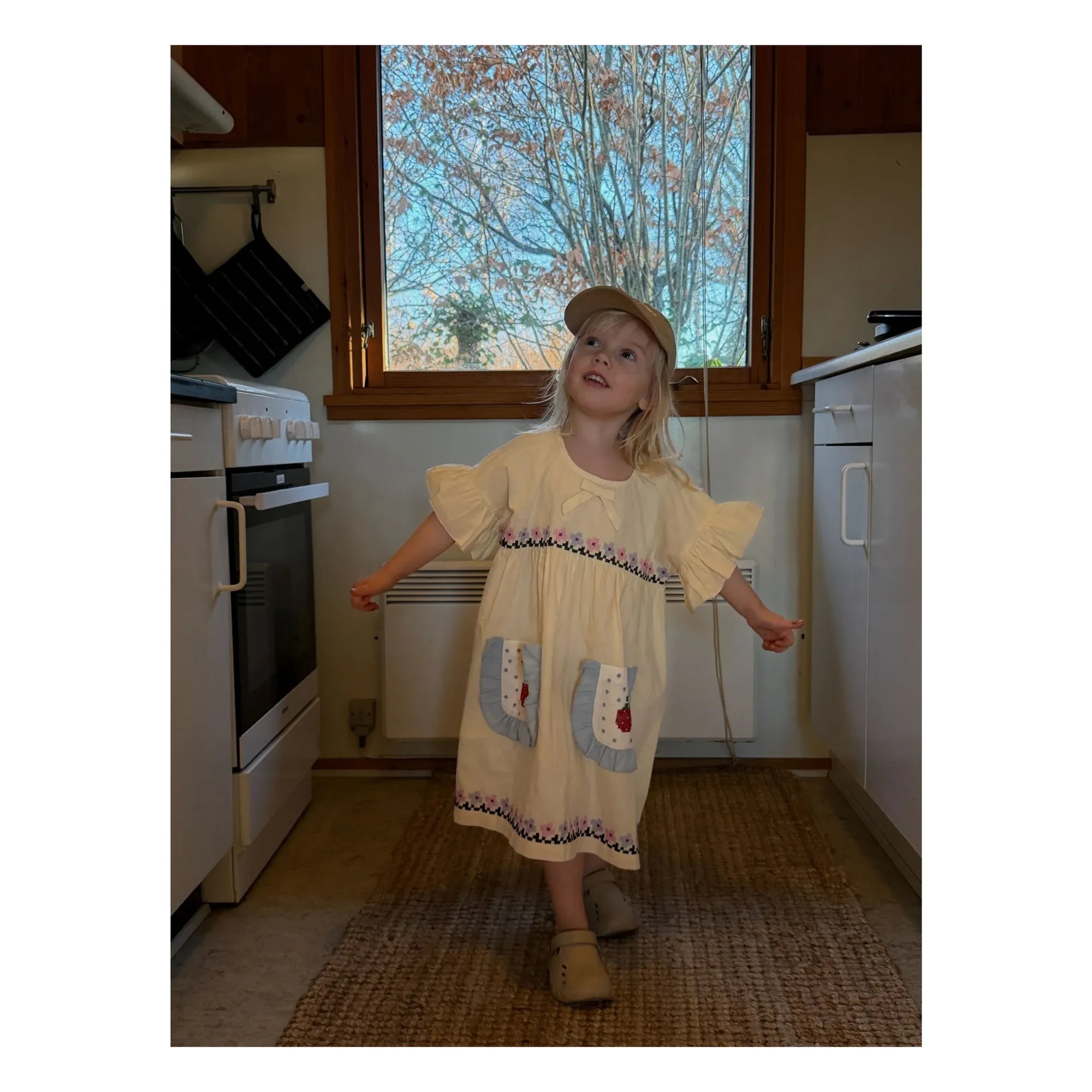 SISSEL EDELBO - Ohio organic cotton dress - Children's collection | Pale yellow