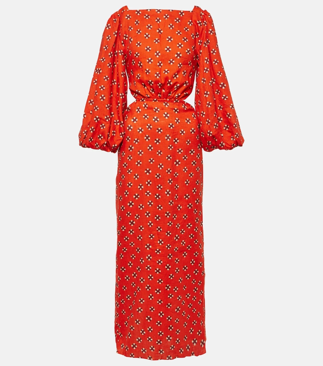 Johanna Ortiz - Printed linen midi dress