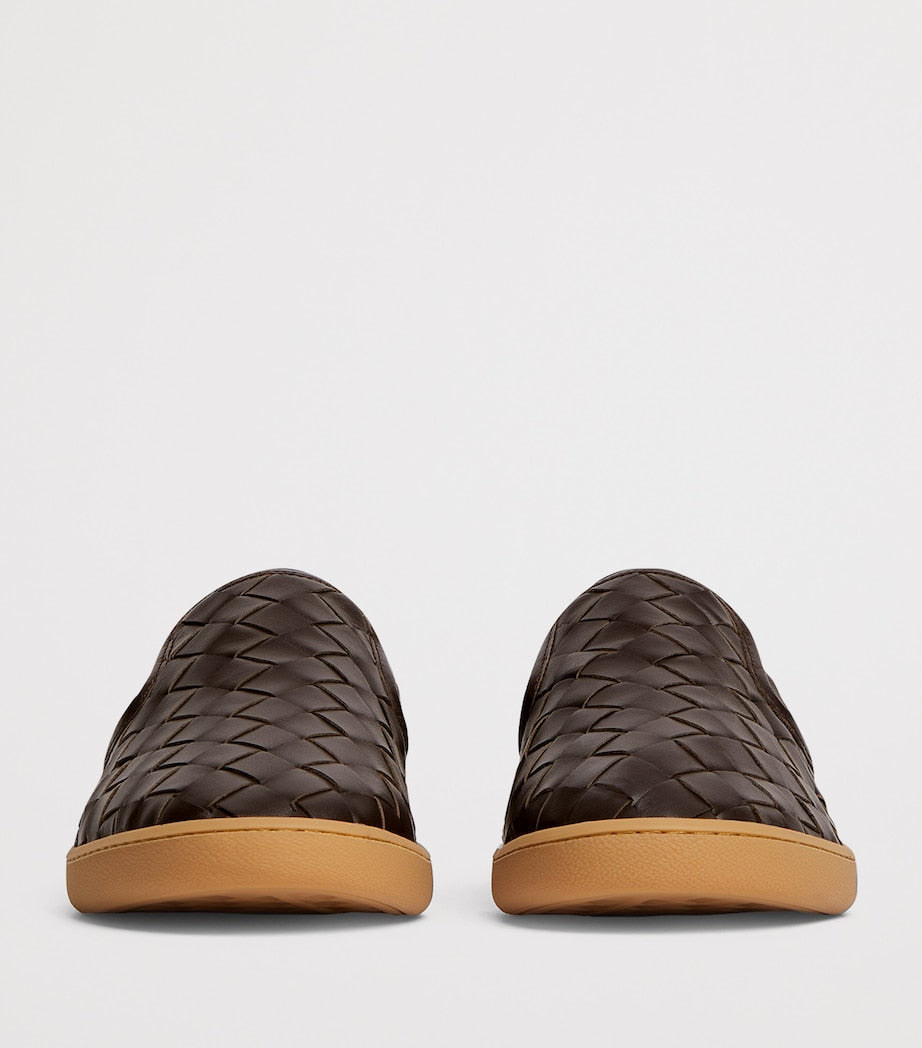 Intrecciato Leather Sawyer Sneakers