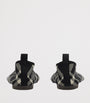 Burberry Black Knit Check Baby Ballet Flats
