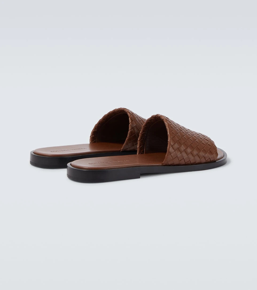 Bottega Veneta - Elio Intrecciato leather slides