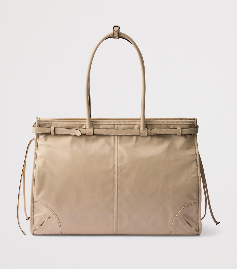 Extra Large Leather Bonnie Shoulder Bag