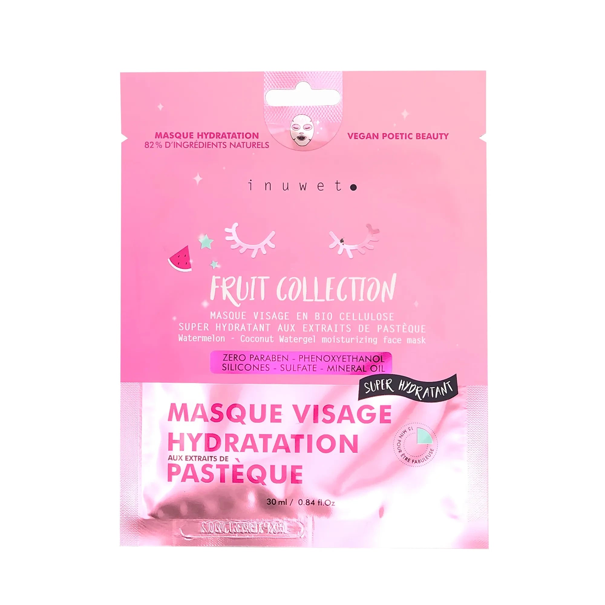 Inuwet - Watermelon Moisturizing Face Mask