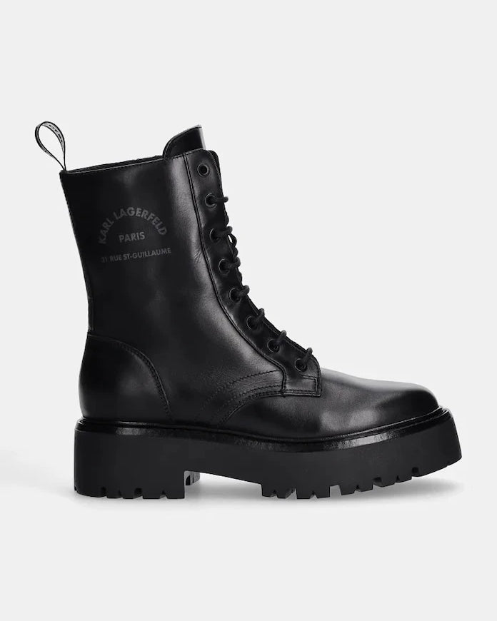 Karl Lagerfeld BURLY BIKER Deri Botlar