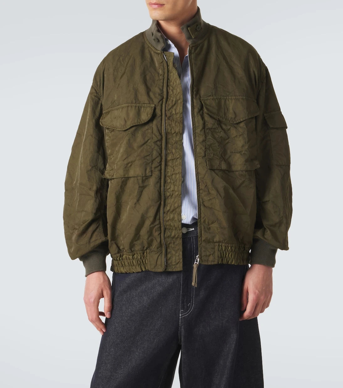 Comme des Garçons Homme - جاكيت بومبر بسحاب