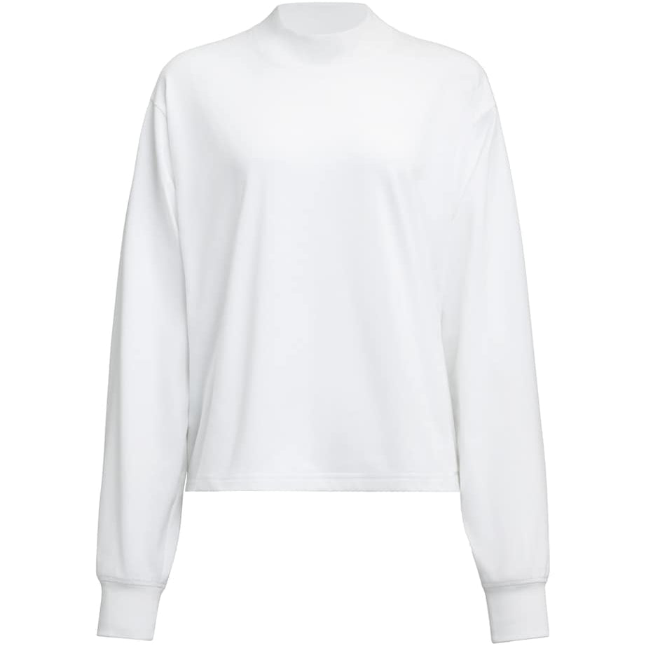 Alaïa White Cotton Jersey Logo Sweatshirt