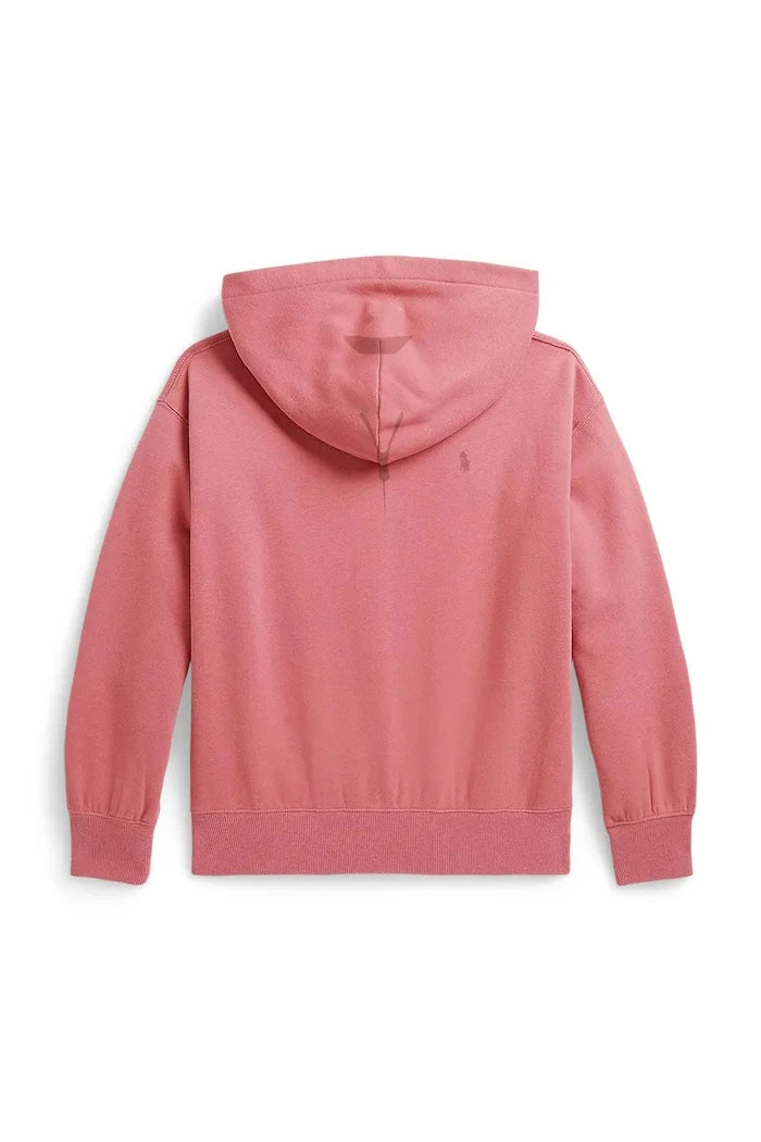 Polo Ralph Lauren çocuklar için pamuklu fermuarlı kapüşonlu sweatshirt