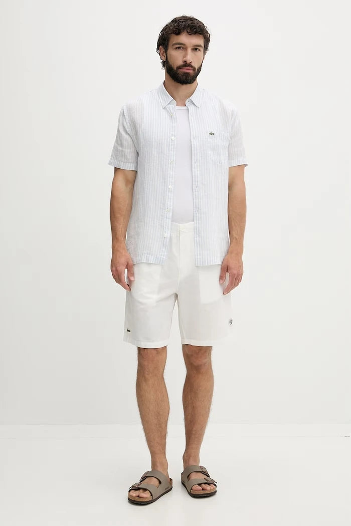 Lacoste риза мъжка от лен