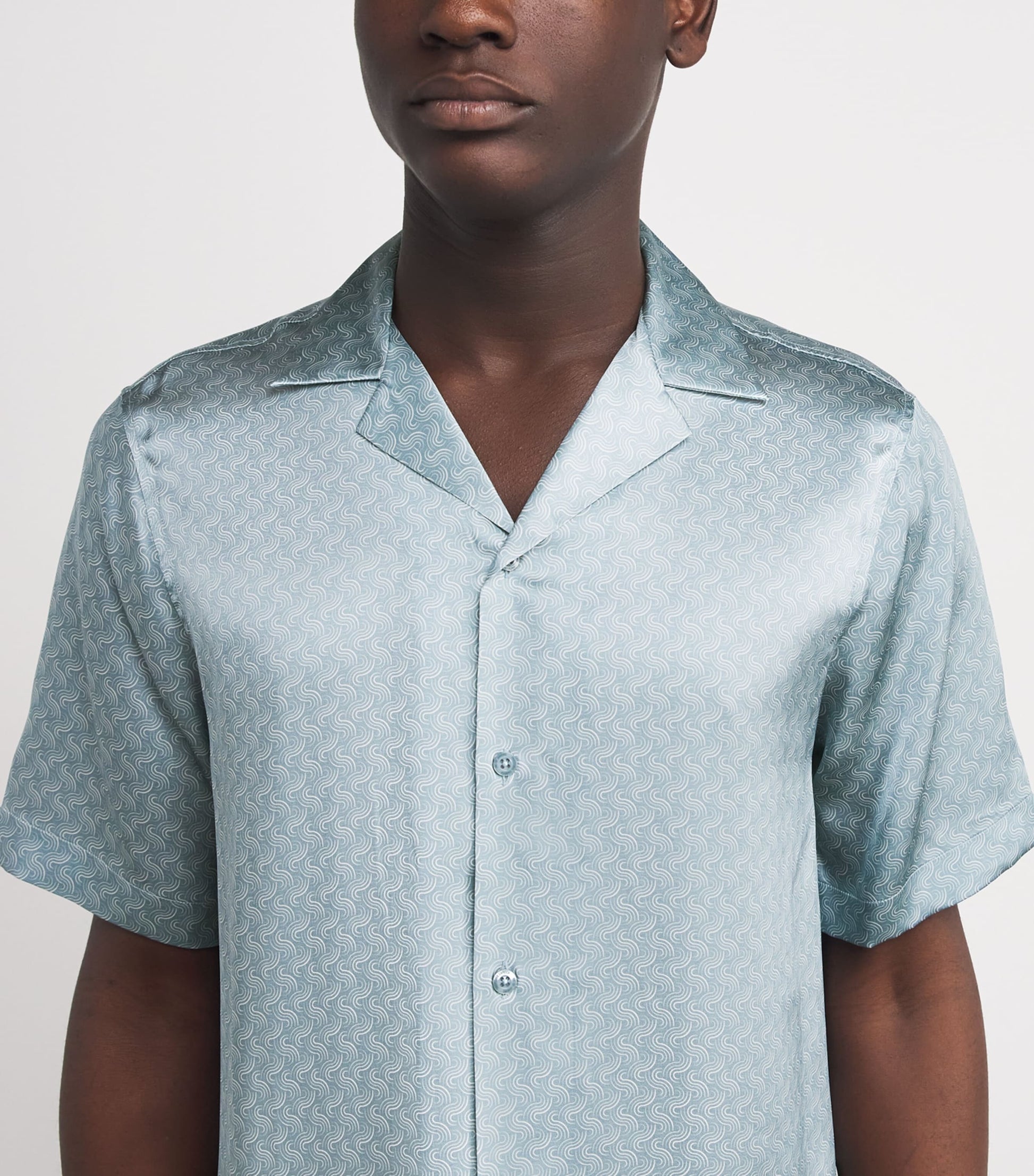 Frescobol Carioca Silk Printed Roberto Shirt