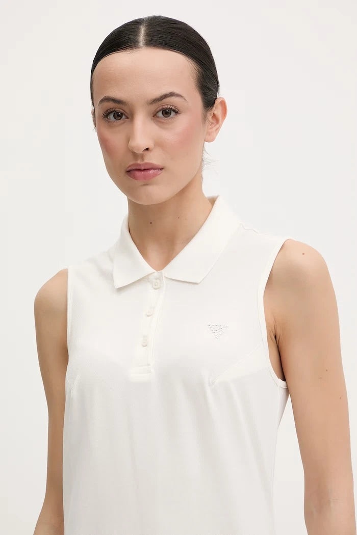 Guess pamuk ve elastan karışımlı SILVY elbise