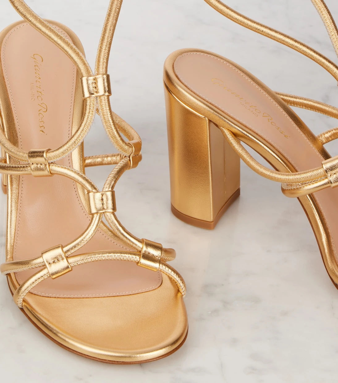 Gianvito Rossi - 85 leather sandals
