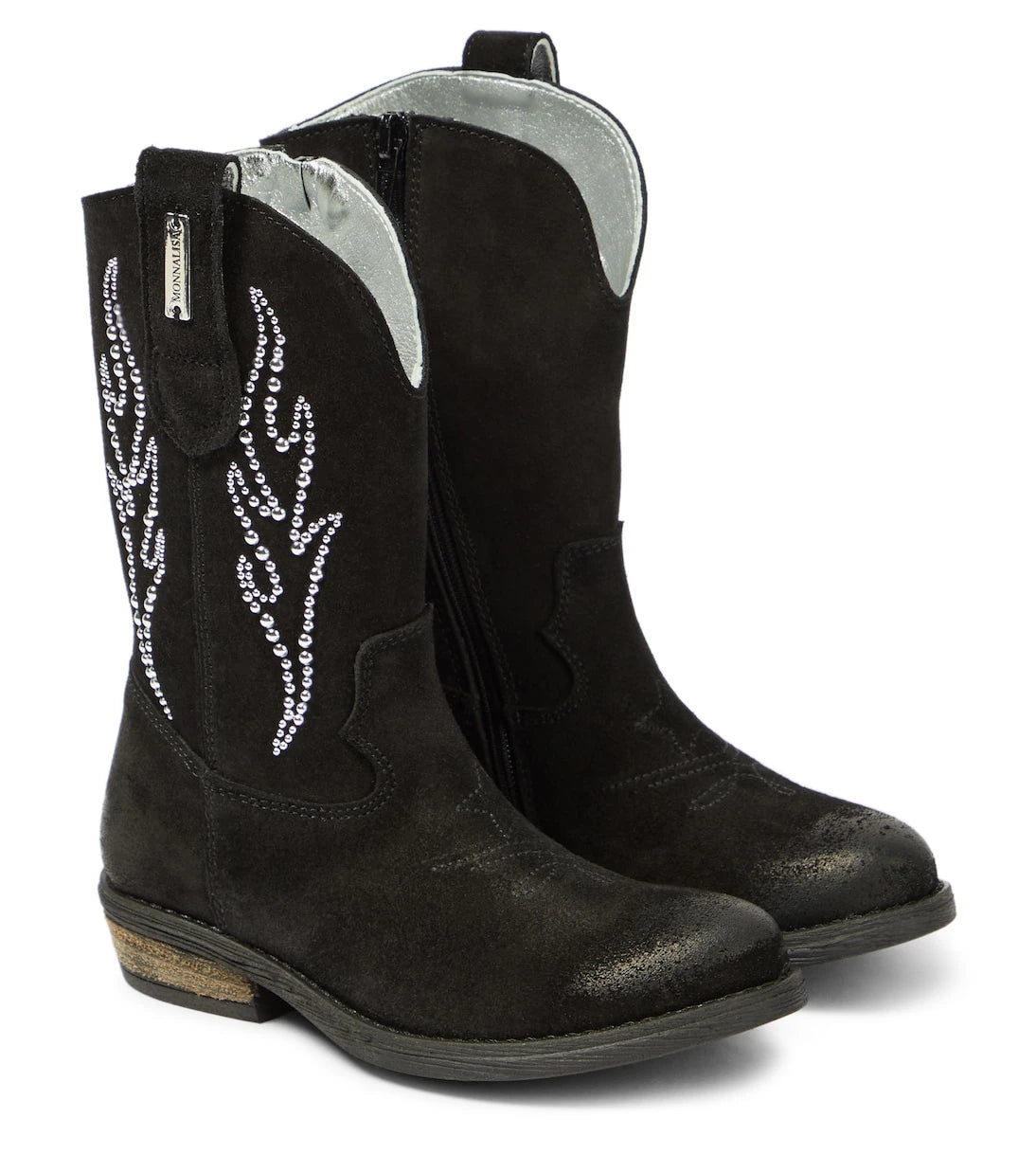 Monnalisa - Suede cowboy boots