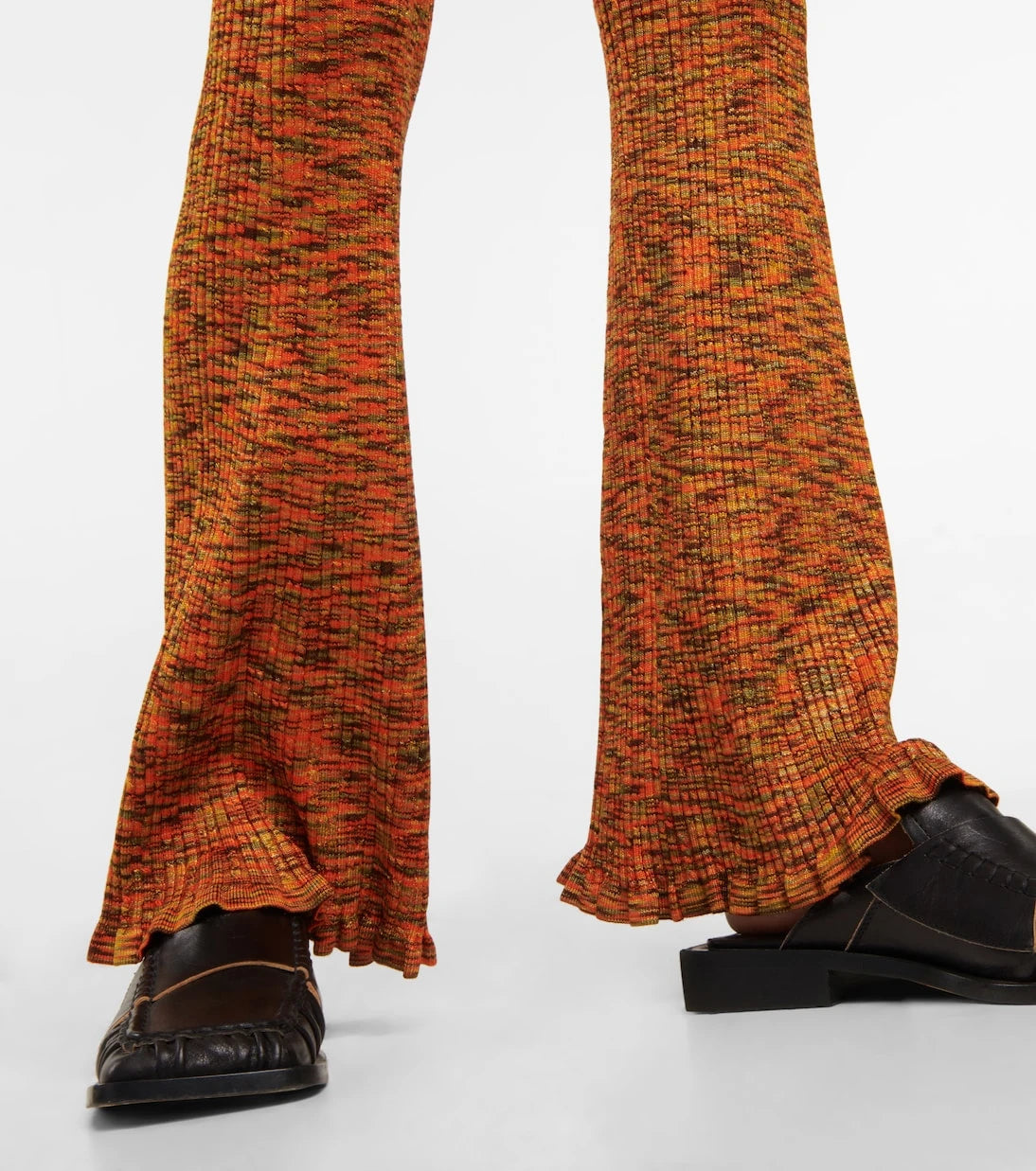 Acne Studios - Ribbed flared pants