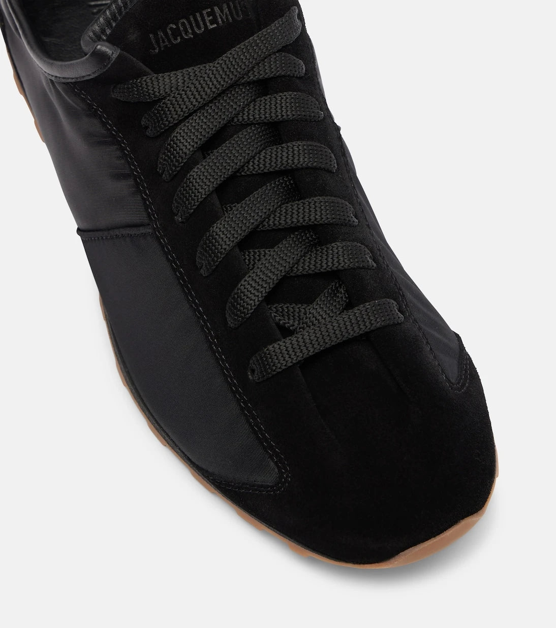 Jacquemus - Tennis suede-trimmed sneakers