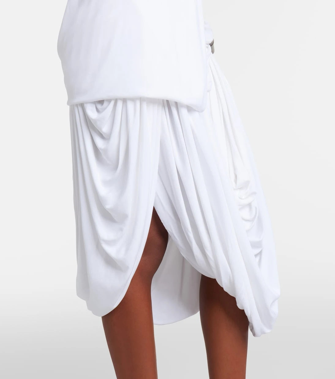 Christopher Esber - Chime asymmetric draped jersey midi dress