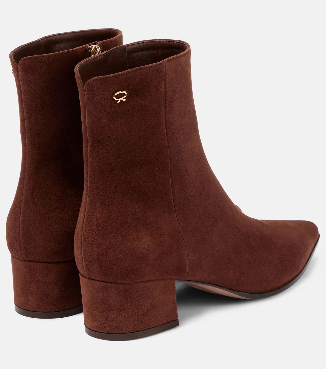 Gianvito Rossi - Lyell 45 suede ankle boots