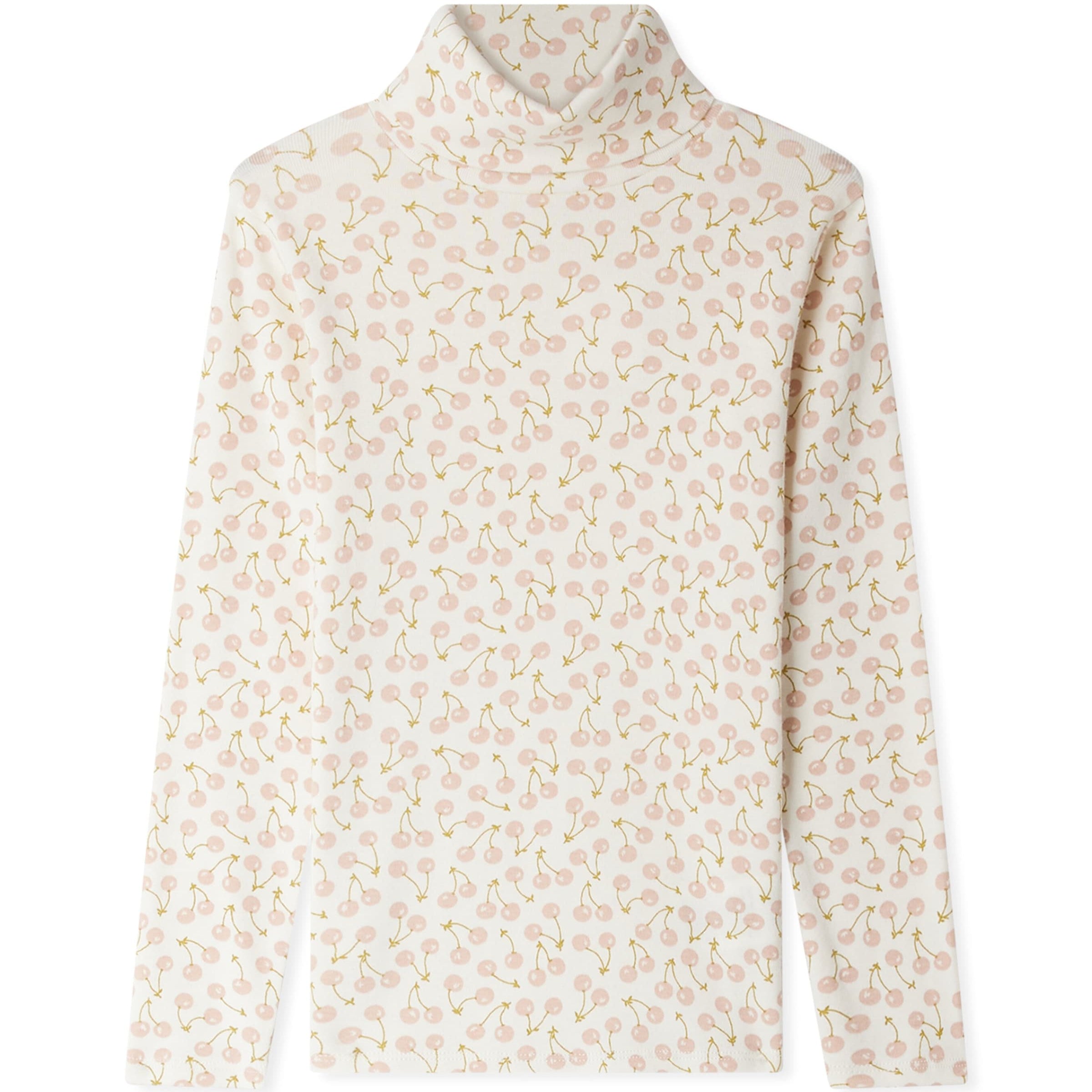 Organic Cotton Cherry Rollneck Sweater (4-8 Years)