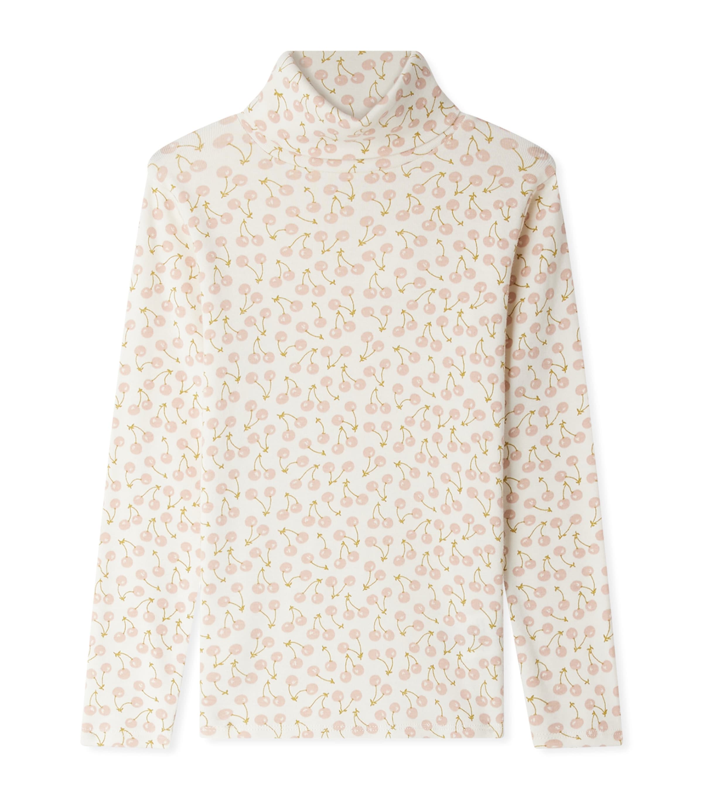 Organic Cotton Cherry Rollneck Sweater (4-8 Years)