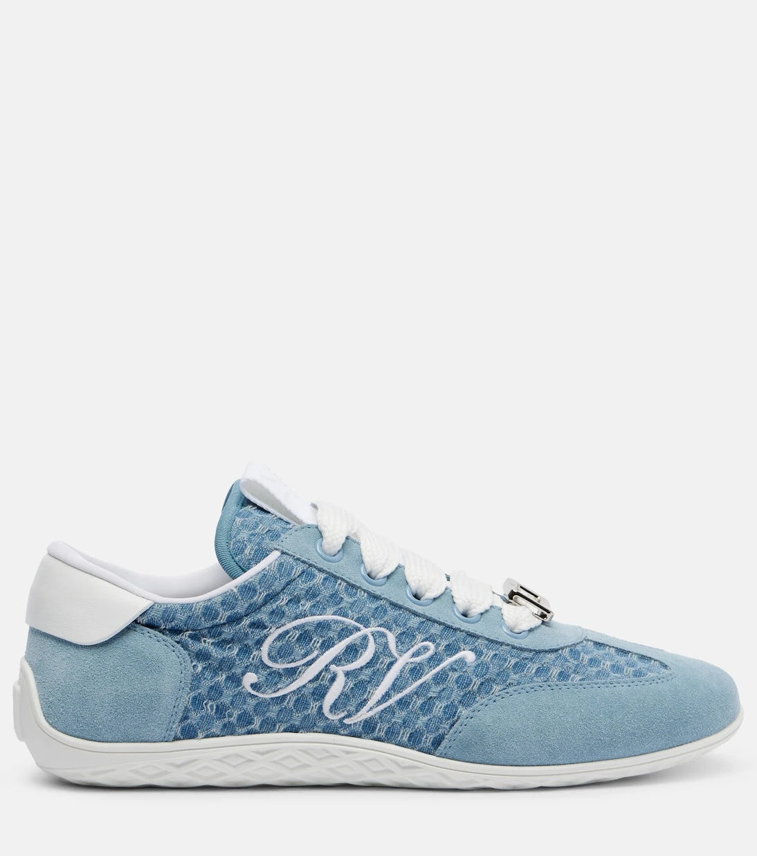 Roger Vivier - Viv' suede-trimmed sneakers