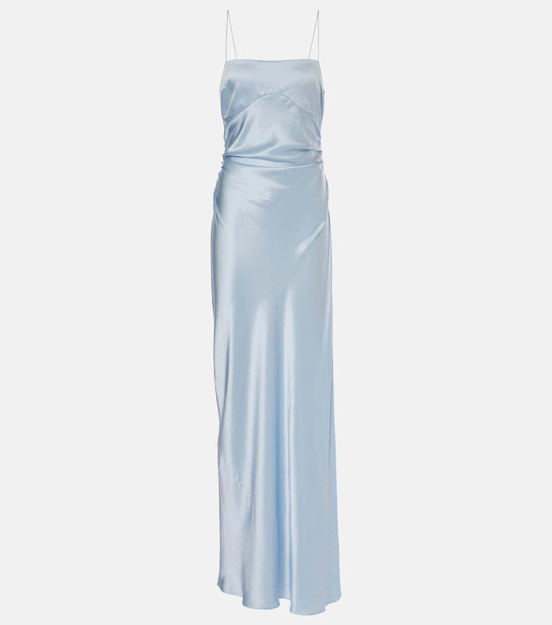 SIR - Lush gathered silk slip dress