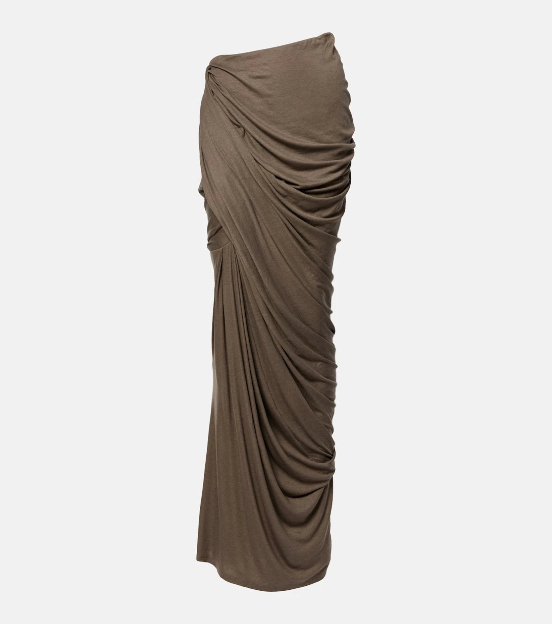 Entire Studios - Draped jersey maxi skirt
