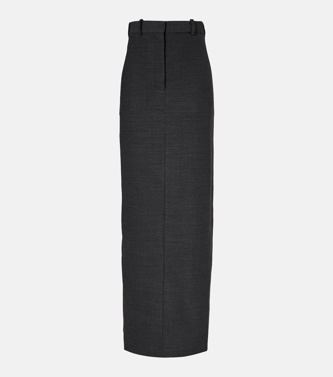 Acne Studios - تنورة ماكسي عالية الخصر من مزيج الصوف